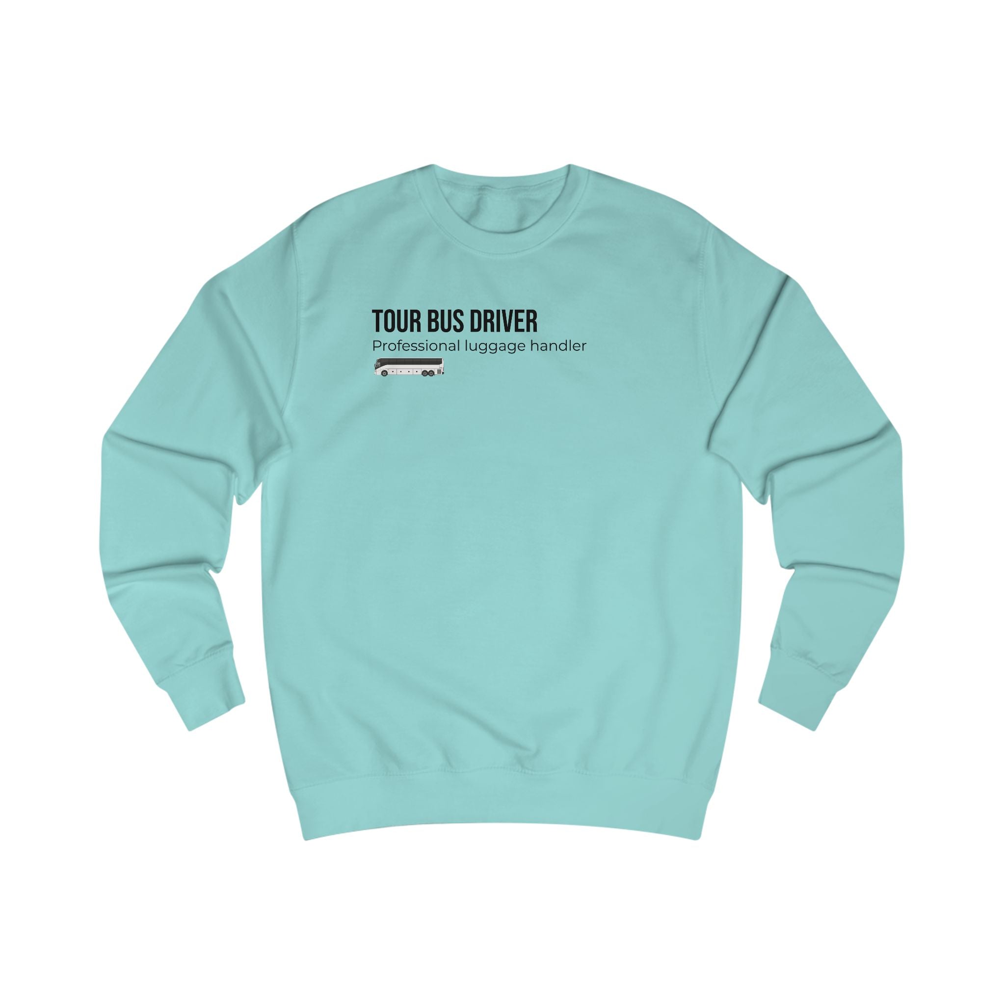 Tour Bus Driver Sweatshirt — "Luggage Tetris Champion" Graphic Crewneck