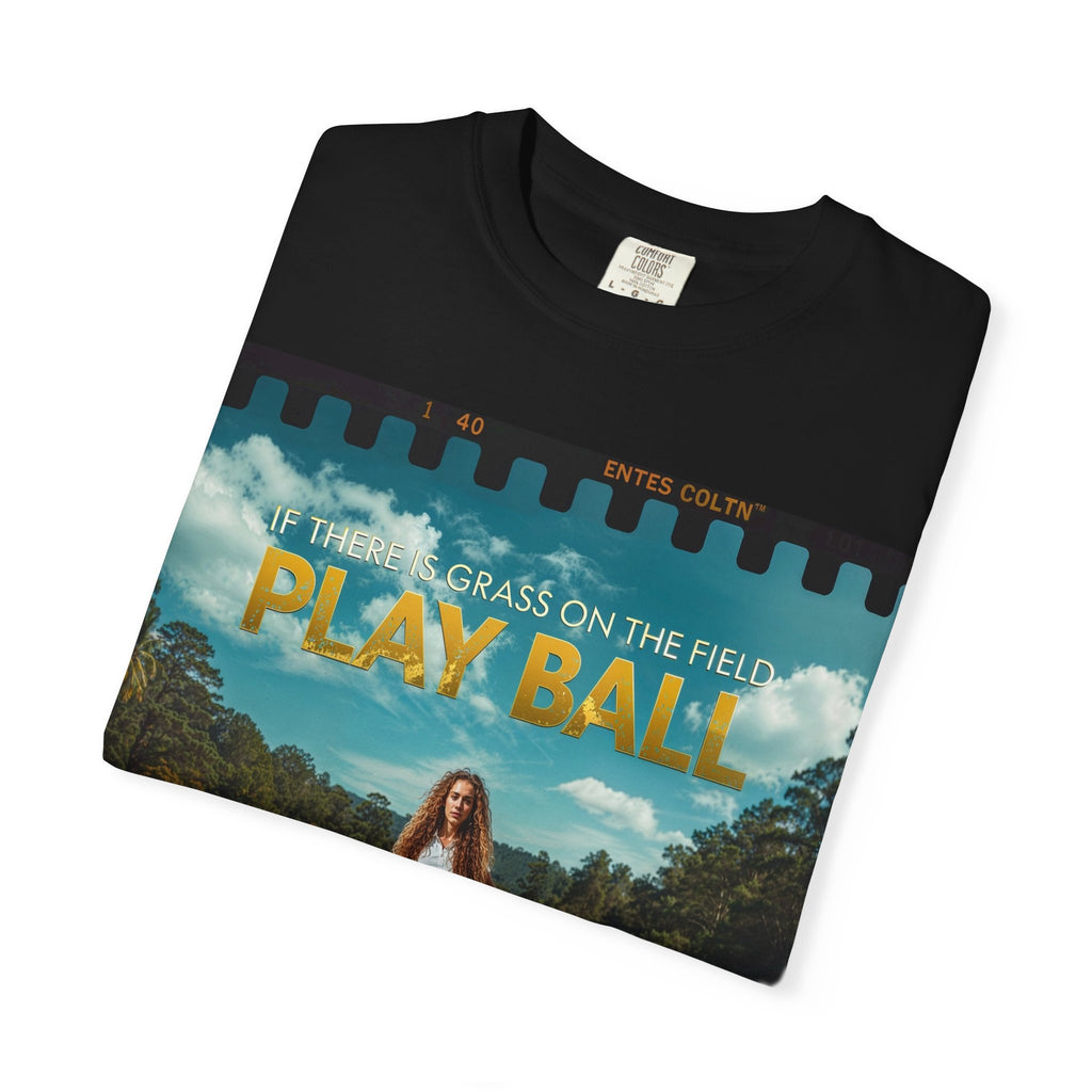 Play Ball golf scene T-shirt | retro golf course photo tee