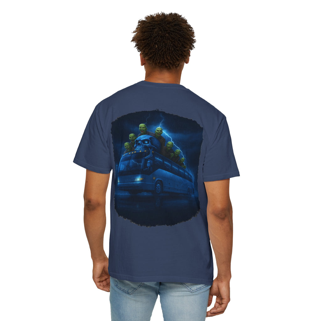 Ghost Train T-Shirt — Haunted Night Bus Graphic Tee