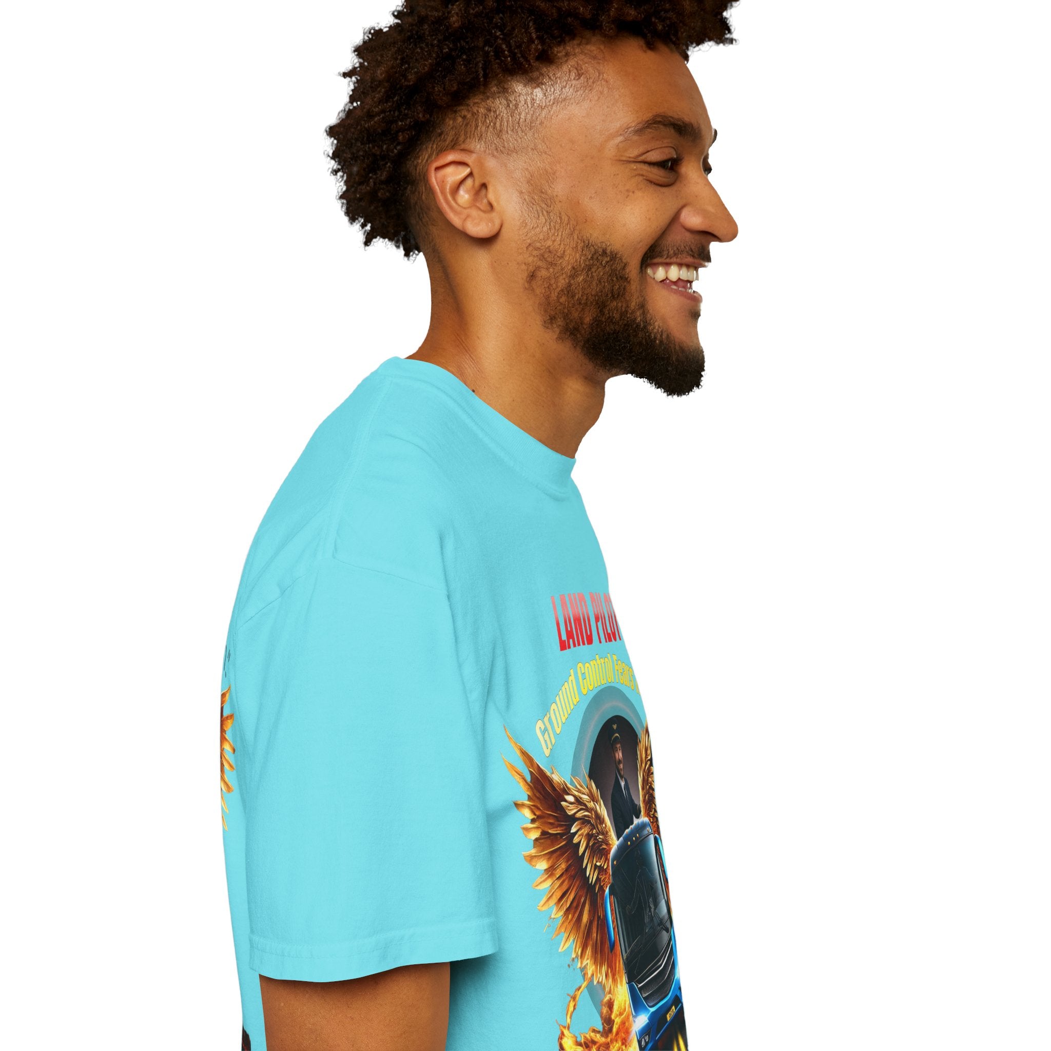 Bus Driver T-Shirt — "Land Pilot" & "If the wheels are down, I'm around" Graphic Tee