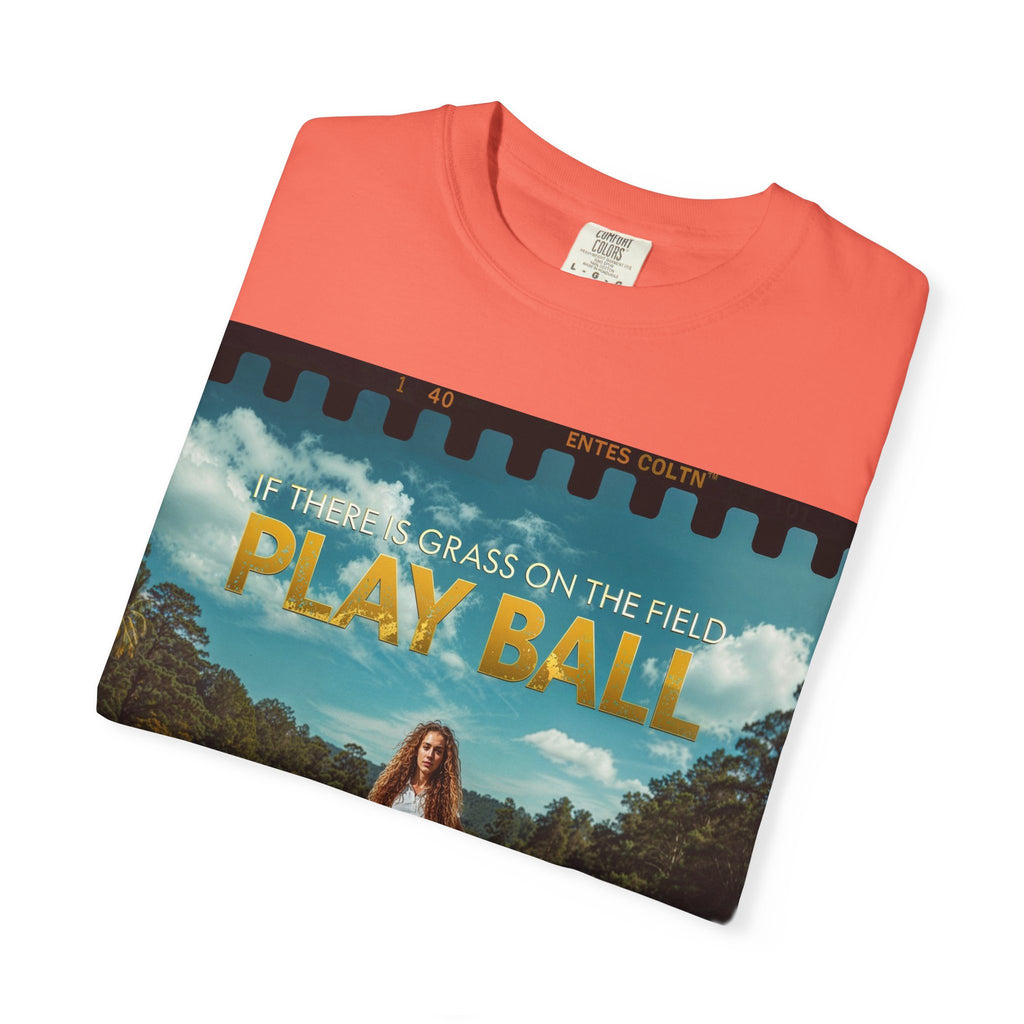 Play Ball golf scene T-shirt | retro golf course photo tee