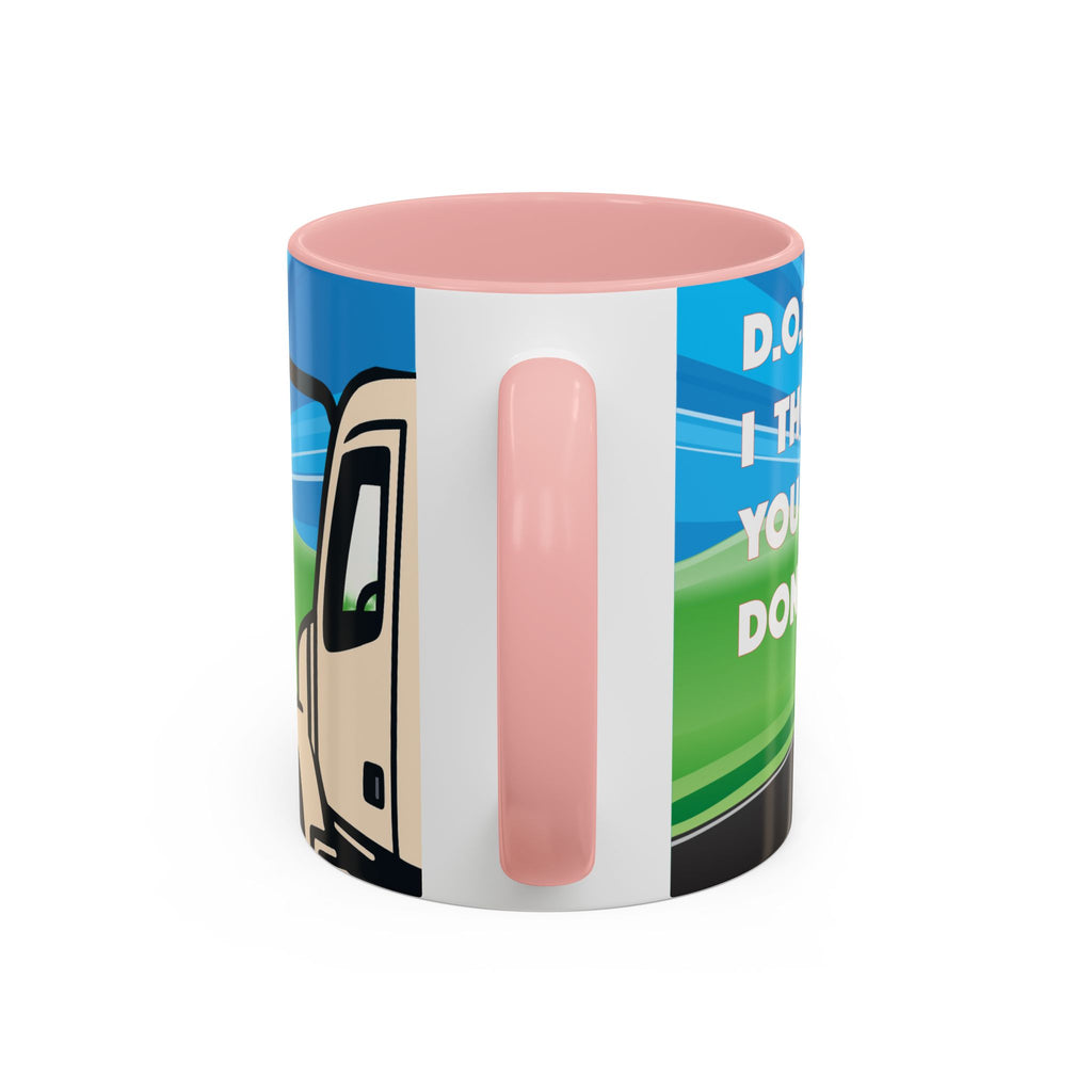 State Trooper Highway Scene Mug | Accent Coffee Mug 11oz 15oz