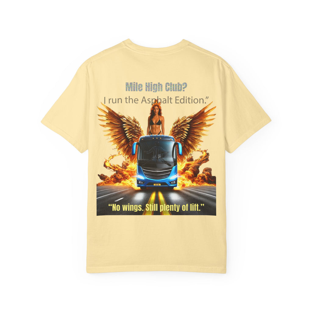 Bus Driver T-Shirt — "Land Pilot" & "If the wheels are down, I'm around" Graphic Tee